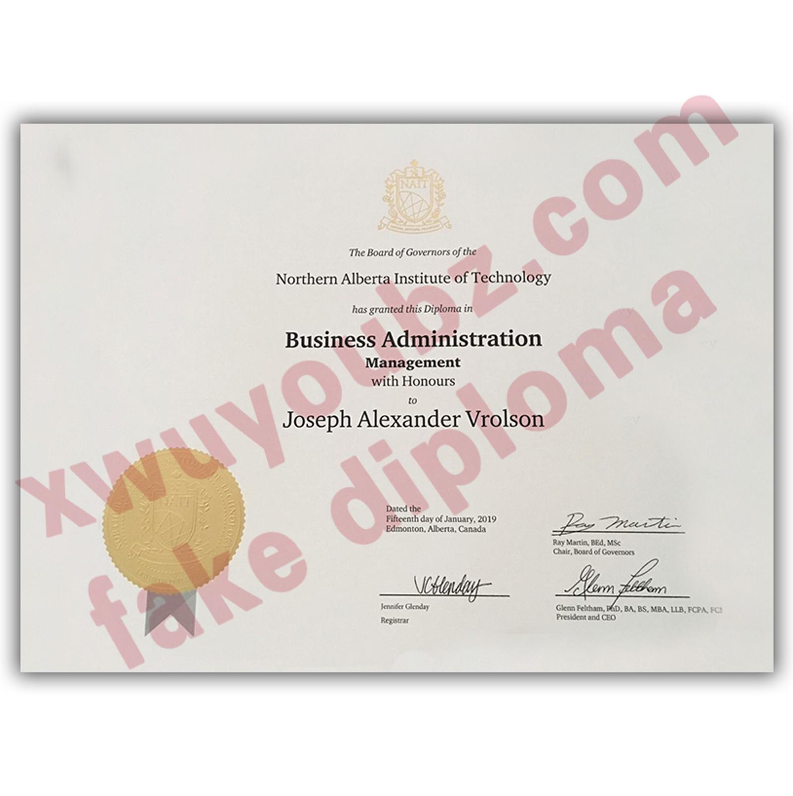 北阿尔伯塔理工学院文凭制作（Northern-alberta-institute-diploma）(NAIT)