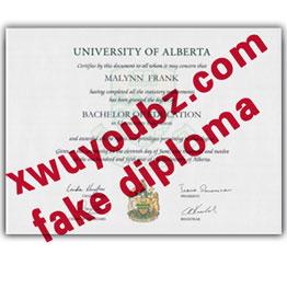 阿尔伯塔大学文凭制作(University of Alberta diploma )(fakediploma)