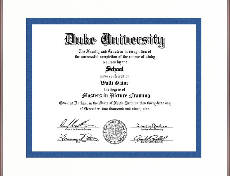假文凭制作杜克大学毕业证